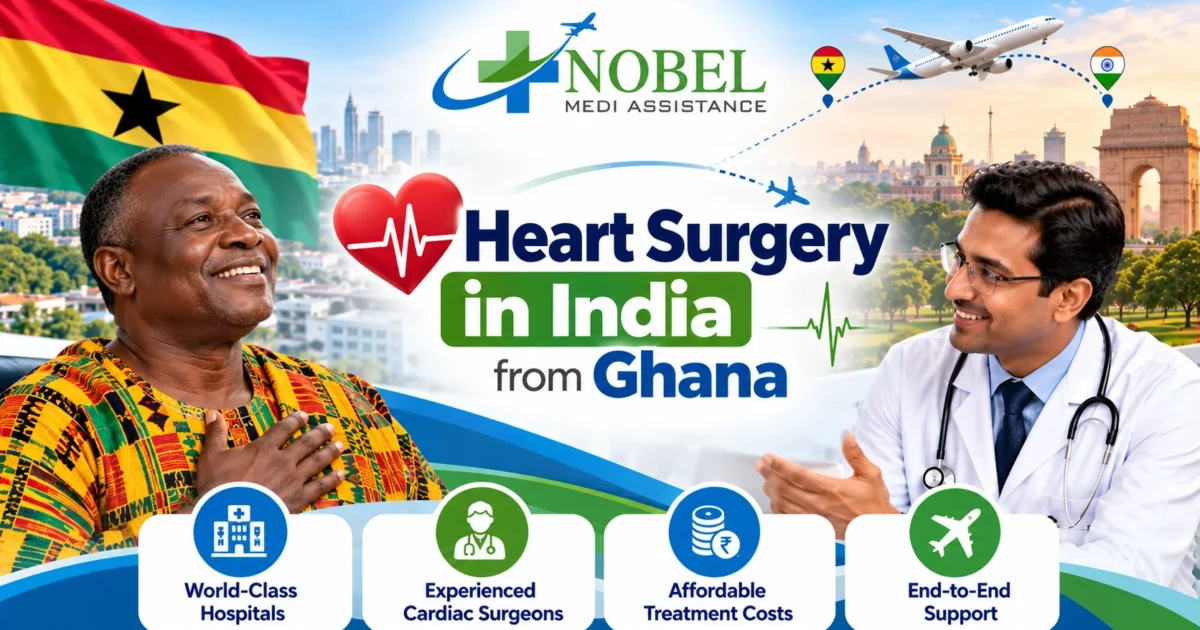 heart surgery in India from Ghana