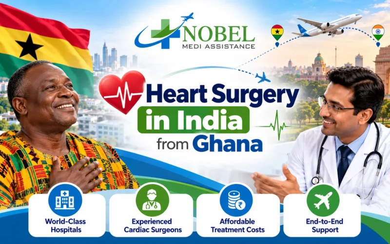 heart surgery in India from Ghana
